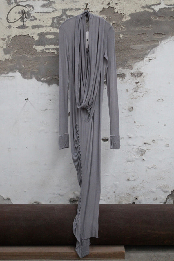 Marc Le Bihan irregular T-shirt dress 2871 MLB-2871-H24-25-LIGHT GREY